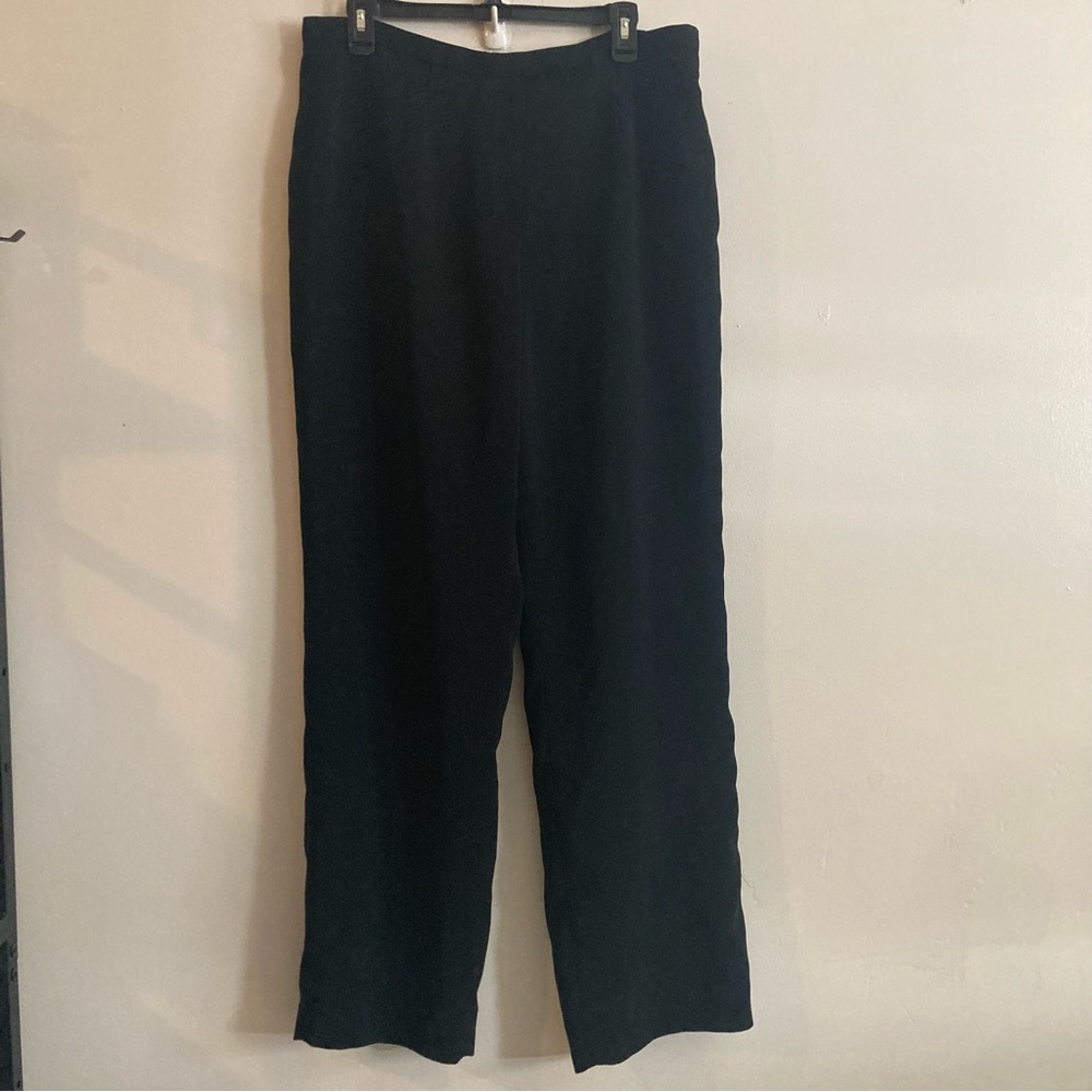 KASPER basic black slacks - Picture 2 of 9